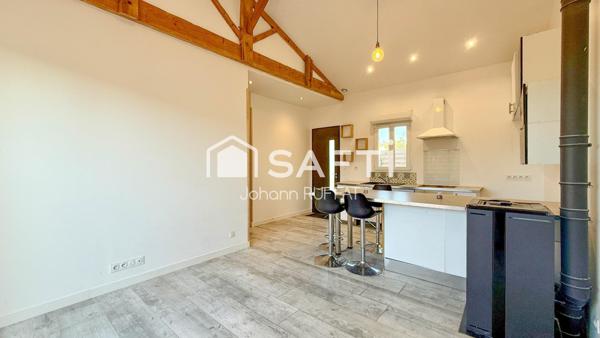 Maison T2 Bis (Chambre, bureau, jardinet, parking)