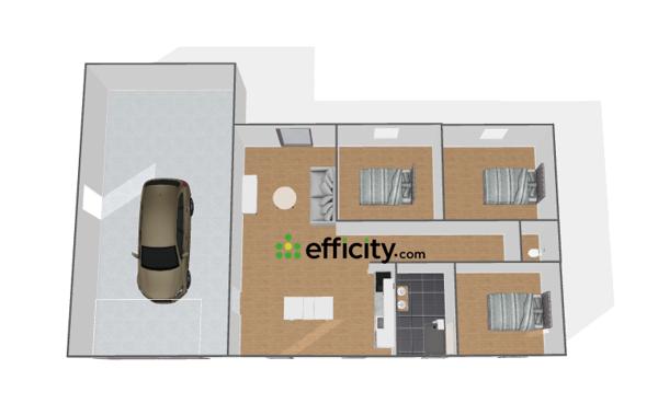 Maison 5 pièces - 90 m²