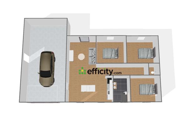 Maison
         5 pièces
        - 90 m²