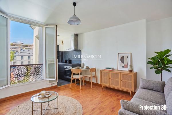 À VENDRE - Appartement - Paris - 75018 - Montmartre - 2 pièces - 1 chambre - 32 m²