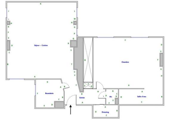 A vendre - Appartement - 67 m² - Paris - 75007 - Saint Germain des Prés