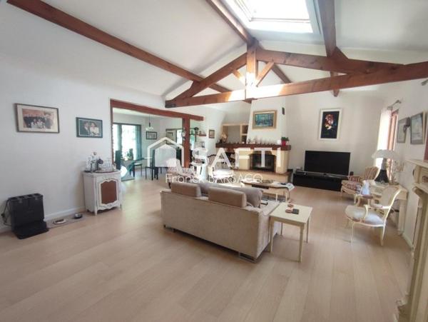 MAISON LUMINEUSE AVEC GRAND SEJOUR ET PARC ARBORE