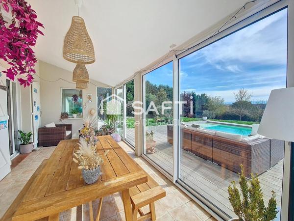 Magnifique maison T6 avec vue Pyrénées à 180°