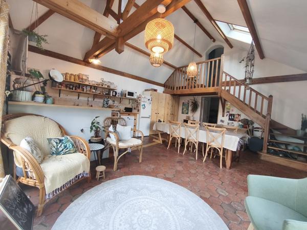 Maison de ville + Garage + Jardin