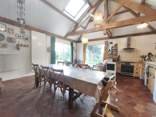 Maison de ville + Garage + Jardin