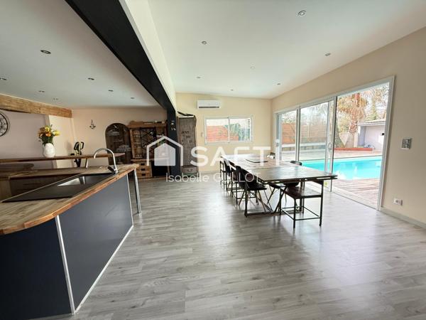 Maison 4 chambres avec piscine