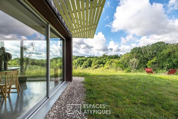 Maison d’architecte et sa vue panoramique