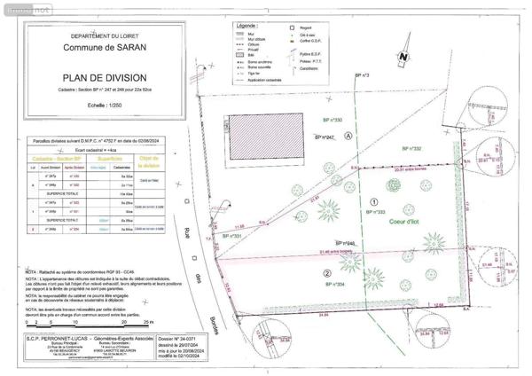 Terrain à Batir à vendre à Saran dans le Loiret (45770), ref : 12295/222   
Rue des Bordes