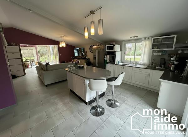 Maison de 100m² avec étang