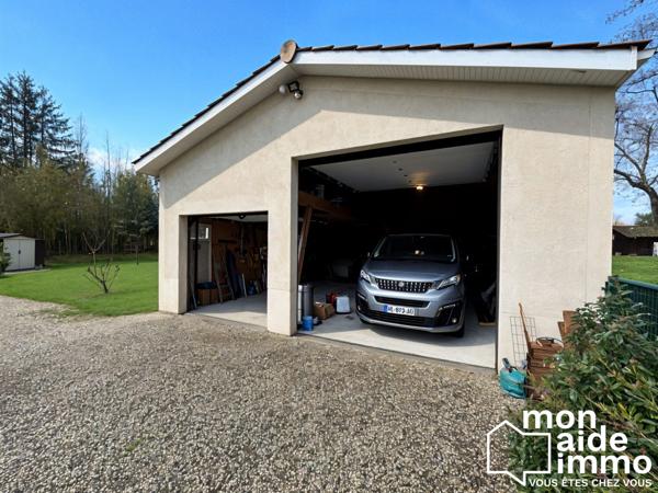 Maison de 100m² avec étang