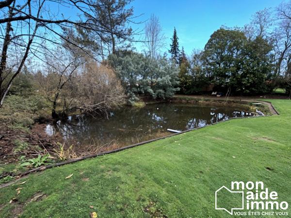 Maison de 100m² avec étang