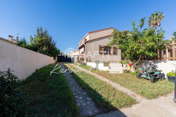 CANET EN ROUSSILLON, VILLAGE, VILLA A VENDRE.