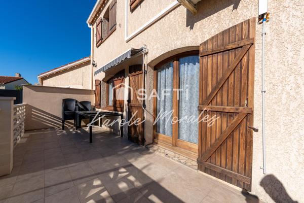 CANET EN ROUSSILLON, VILLAGE, VILLA A VENDRE.