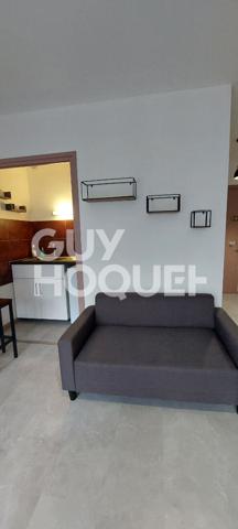 Studio meublé, chauffage et eau froide 27.89 m², balcon