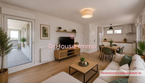 Appartement à vendre 3 pièces de 63 m²