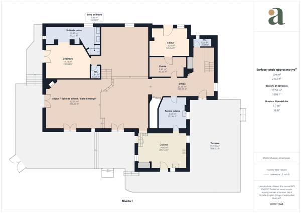 Splendide villa de 296 m² avec piscine, sauna, spa, terrain de 1,2 ha et vue exceptionnelle à Rognes (13840)