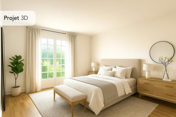 Proximité de Pont l'Evèque - Maison de 144 m2 - 3 chambres dont 1 rdc - Dépendance 65 m2 avec garage - Terrain 2177 m2