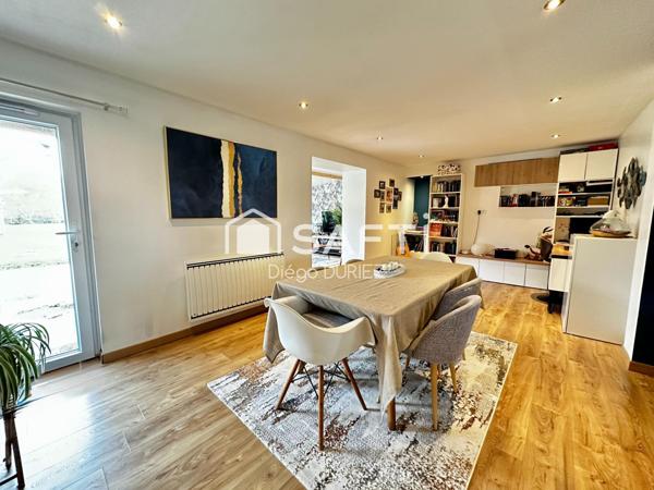 Maison semi plain-pied de 3 chambres avec jardin