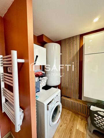 Maison semi plain-pied de 3 chambres avec jardin