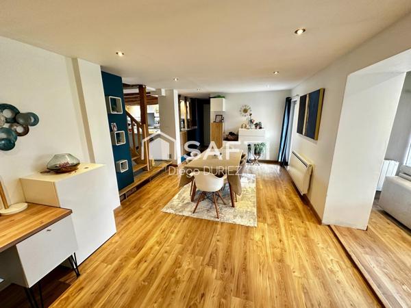 Maison semi plain-pied de 3 chambres avec jardin