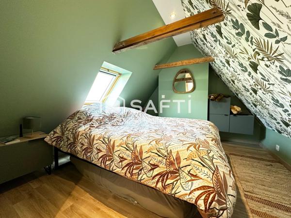 Maison semi plain-pied de 3 chambres avec jardin