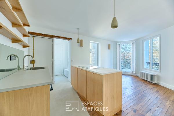 Appartement refait par architecte avec balcon