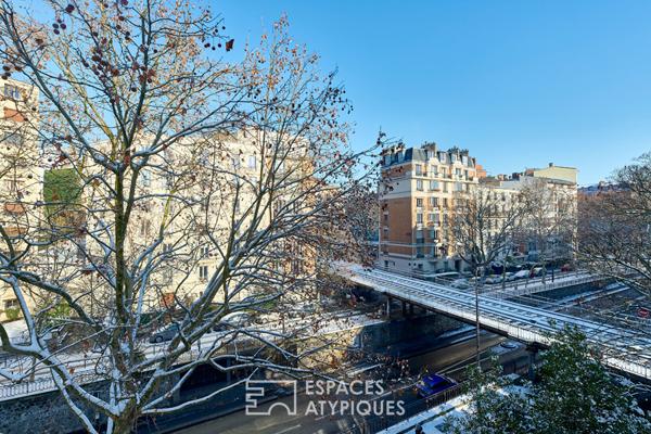 Appartement refait par architecte avec balcon