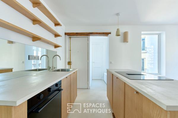 Appartement refait par architecte avec balcon