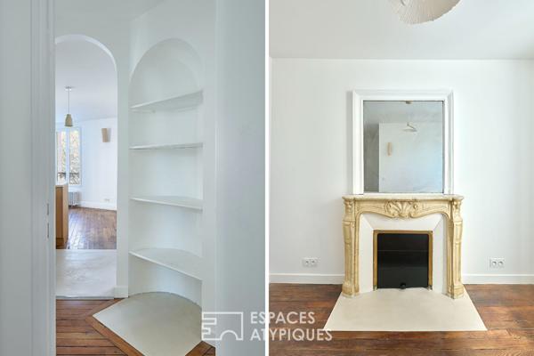 Appartement refait par architecte avec balcon