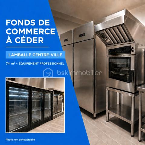 FONDS DE COMMERCE – LAMBALLE CENTRE-VILLE

Situé au cœur du centre-ville de Lamballe-Armor, dans un environnement commerçant recherché, ce fonds de commerce bénéficie d’un emplacement stratégique et d’une excellente visibilité.

Le local développe environ 74 m² et propose une organisation fonctionnelle comprenant un espace de vente avec consommation sur place, un espace de préparation, un arrière-magasin, une réserve et des sanitaires.
L’établissement constitue un outil de travail complet et immédiatement opérationnel. Il dispose d’agencements récents et d’un équipement professionnel de qualité : fours, hotte, armoires réfrigérées, vitrines froides, congélateur, machine à glaçons, plonge et plans de travail en inox.
Le matériel et les agencements nécessaires à l’exploitation sont inclus dans la cession, selon inventaire.

Le bail autorise la vente au détail et la consommation sur place dans le cadre de sa destination actuelle. Une évolution vers une activité de restauration légère ou de snacking pourra être envisagée, sous réserve de l’accord préalable du bailleur et des autorisations réglementaires nécessaires.

L’affaire est exploitée sans salarié et présente un chiffre d’affaires en forte progression. Son organisation permet une reprise par une personne seule et offre plusieurs leviers de développement : élargissement des horaires, diversification de l’offre, vente à emporter et communication digitale.

Ce fonds conviendra aussi bien à un professionnel souhaitant reprendre une activité immédiatement qu’à un porteur de projet ou à une enseigne recherchant une implantation en centre-ville.

Conditions locatives :
* Bail commercial en cours jusqu’au 31 décembre 2031
* Loyer annuel : 14 225 € HT
* Surface : environ 74 m²
* Aucun salarié à reprendre
* Matériel et agencements inclus selon inventaire

Afin de préserver la confidentialité de l’établissement, son adresse précise, son activité actuelle et les éléments financiers seront communiqués uniquement après un premier échange permettant de qualifier le projet de l’acquéreur.

Dossier complet et visites sur demande.