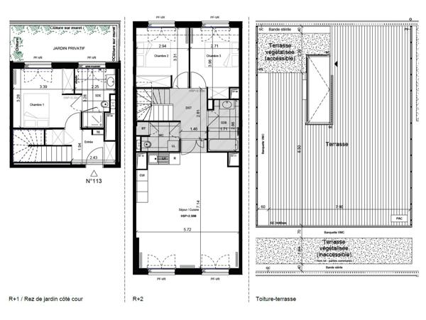 Appartement 4 pièces de 91.49 m² - Saint-Germain-en-Laye