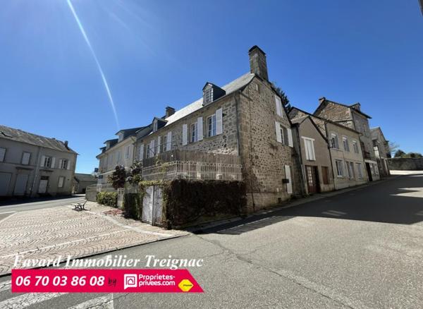 Maison de Maître  de 145 m²   119 800  HAI    Chamberet 19370