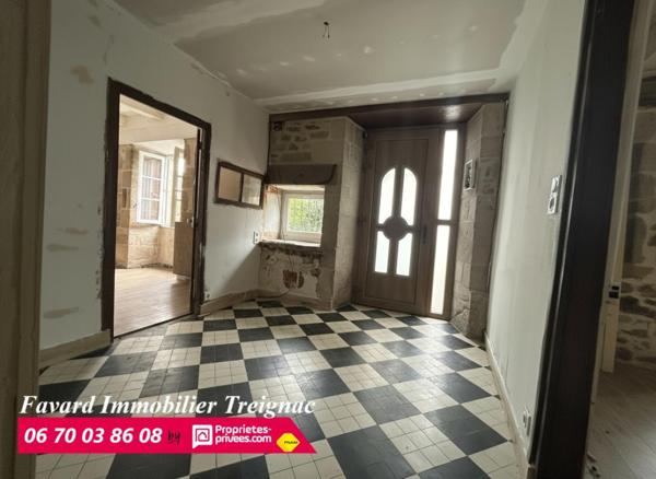 Maison de Maître  de 145 m²   119 800  HAI    Chamberet 19370