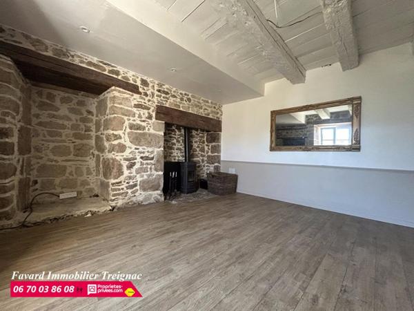 Maison de Maître  de 145 m²   119 800  HAI    Chamberet 19370