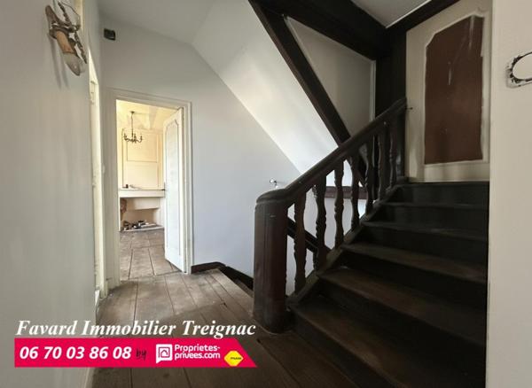 Maison de Maître  de 145 m²   119 800  HAI    Chamberet 19370