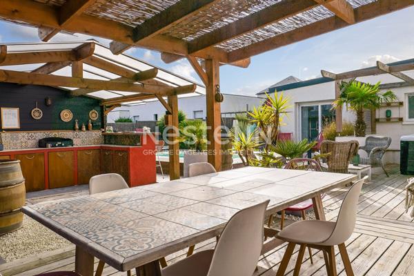 Maison contemporaine 6 pièces - Vie de plain-pied - Piscine - Trémuson