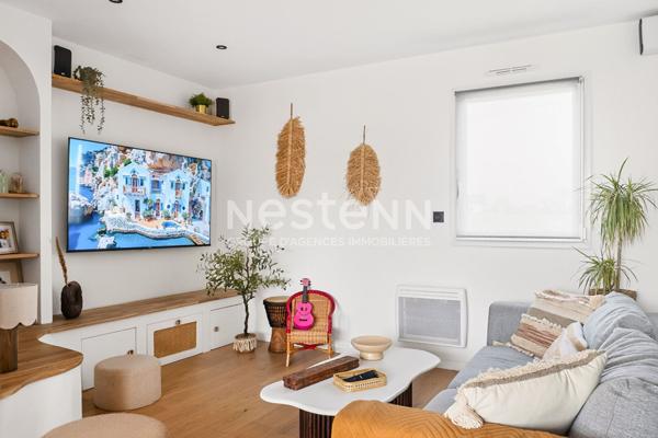 Maison contemporaine 6 pièces - Vie de plain-pied - Piscine - Trémuson