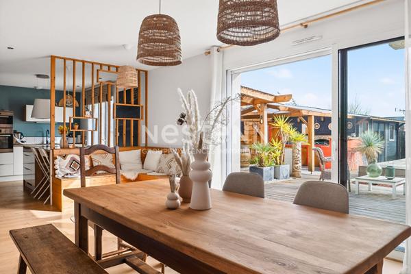 Maison contemporaine 6 pièces - Vie de plain-pied - Piscine - Trémuson