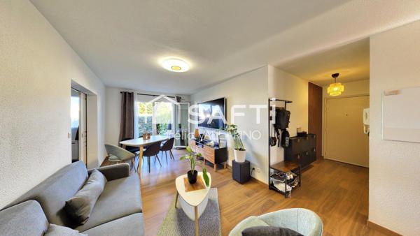 Appartement familial 3 chambres avec 101 m² de jardins privatifs environnement très calme