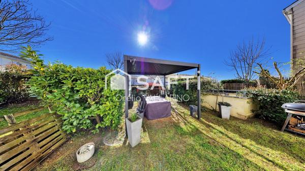 Appartement familial 3 chambres avec 101 m² de jardins privatifs environnement très calme