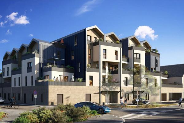 Appartement 3 p 2 chambres avec terrasse - NEUF - livrable