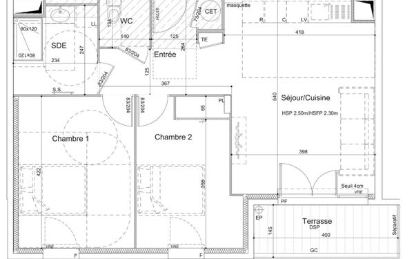 Appartement à vendre    3 pièces •  Toulon