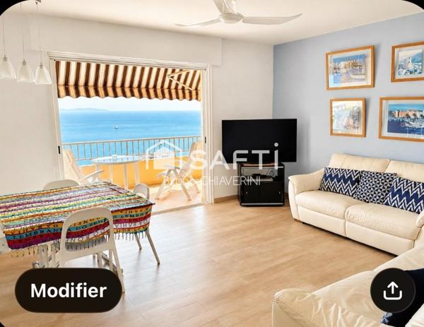 Appartement bénéficiant d'une vue mer éxceptionelle