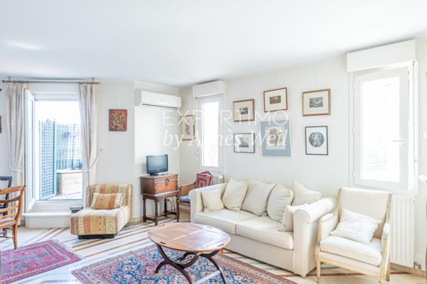 Issy-les-Moulineaux (92130) EXCLUSIVITE - ISSY-LES-MOULINEAUX - LIMITE BOULOGNE - ILE ST-GERMAIN. MAGNIFIQUE APPARTEMENT 4 PIECES AVEC TER