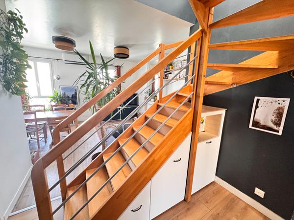 33100 BORDEAUX BASTIDE - Appartement  3 pièces 58m2 (91m2 au sol) et garage à vendre