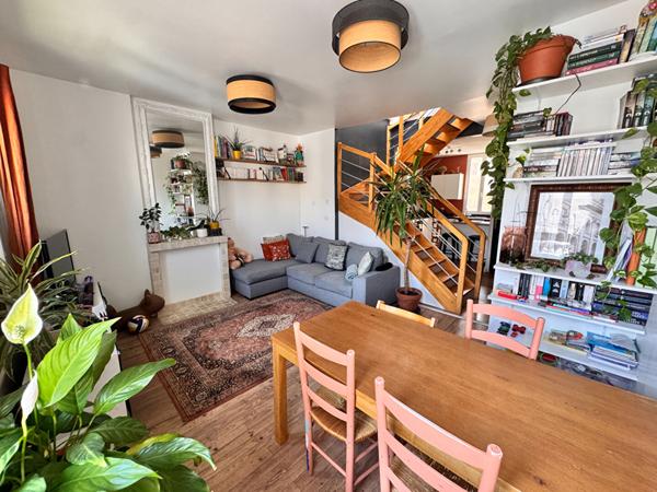 33100 BORDEAUX BASTIDE - Appartement  3 pièces 58m2 (91m2 au sol) et garage à vendre