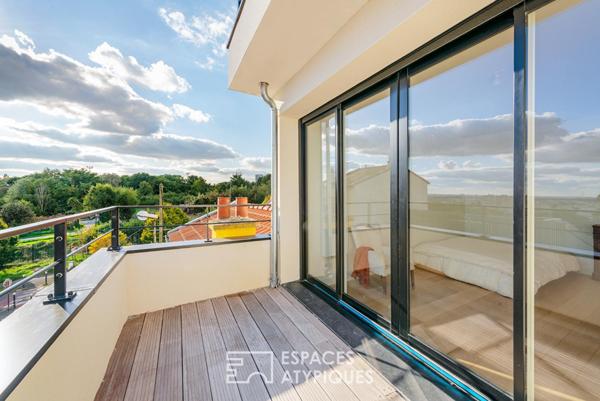 Duplex avec terrasses et rooftop