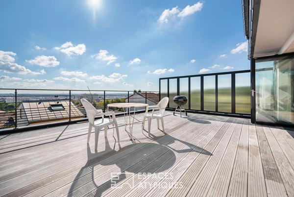 Duplex avec terrasses et rooftop