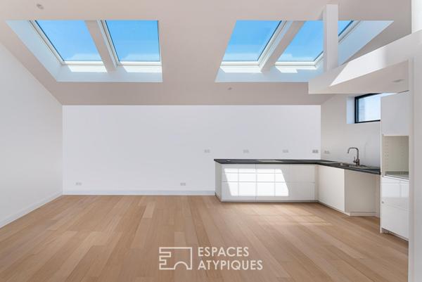 Duplex avec terrasses et rooftop