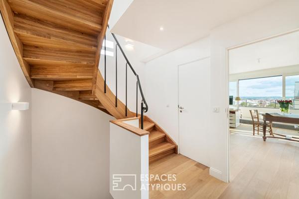 Duplex avec terrasses et rooftop